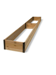 Deep Root Cedar Raised Beds, 2’ Wide (14” D)